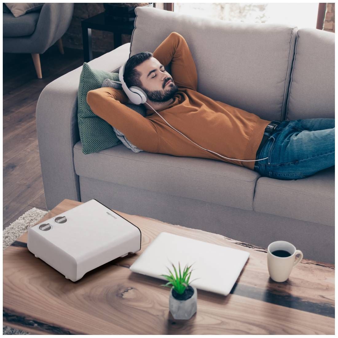 CALEFACT. U.BLUE WAKAMA 4020W 2000W HORIZ.BLANCO